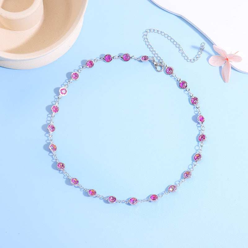 Sparkling Crystal Choker Necklace Acalora
