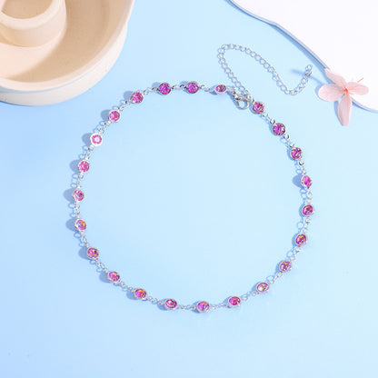 Sparkling Crystal Choker Necklace Acalora