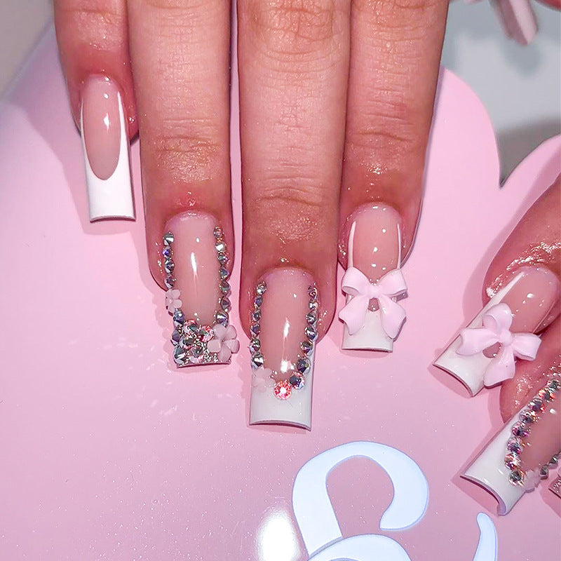 Decorative Press-On Nail Design Acalora