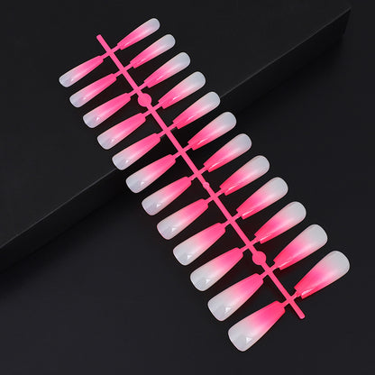 Artificial nails in elegant ombre design Acalora