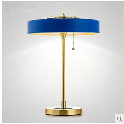 Modern Adjustable Desk Lamp with Gold Accents