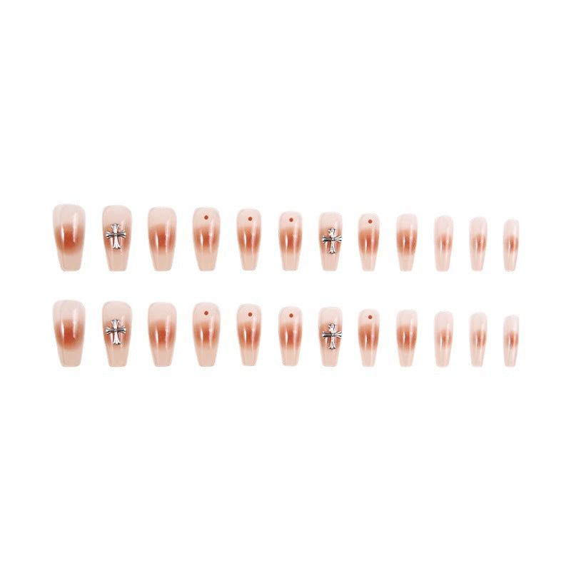 Artificial nail set with glamorous 3D decorations Acalora