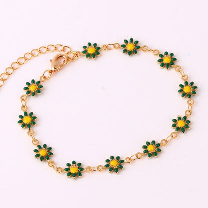 Floral Daisy Chain Necklace Acalora