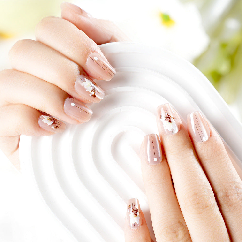 Artistic Floral Nail Wraps Acalora