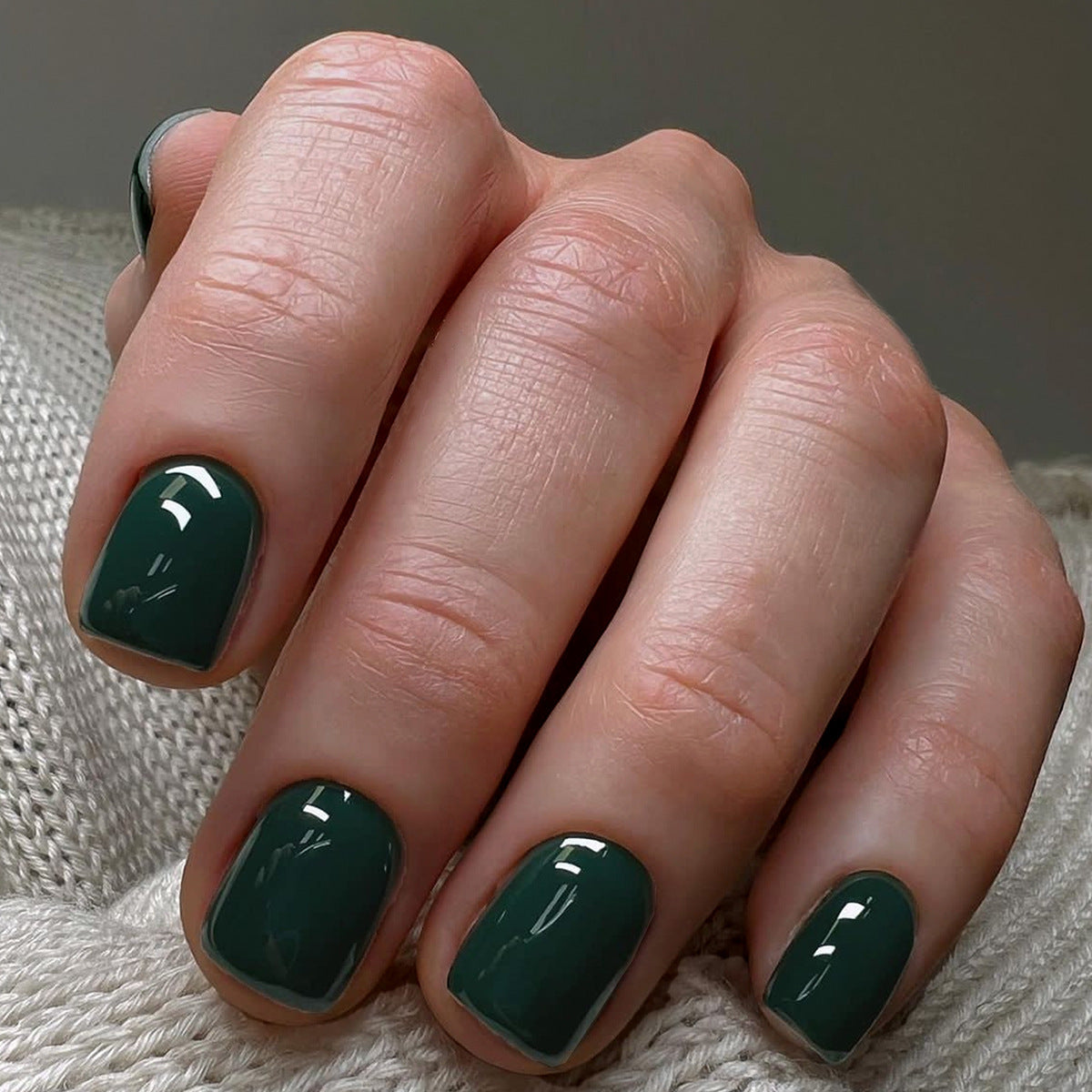 Elegant Glossy Square Nail Set Acalora