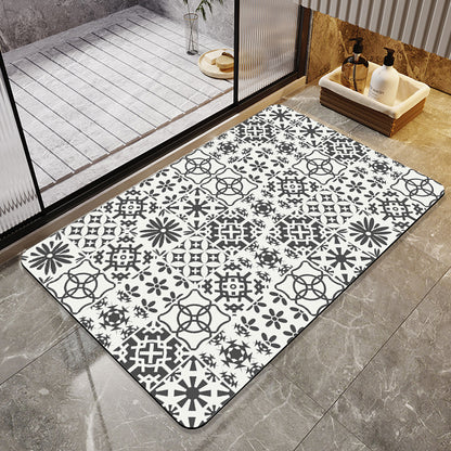 Abstract Modern Bath Mat Acalora