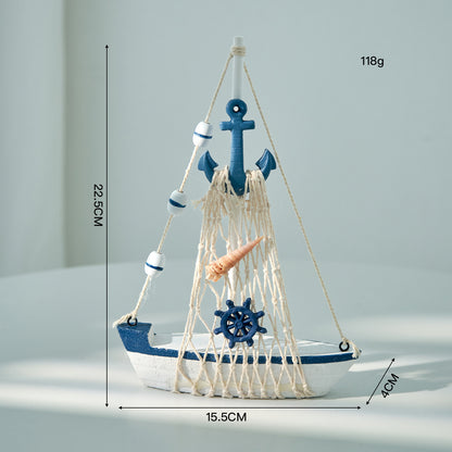 Nautical Theme Sailboat Model