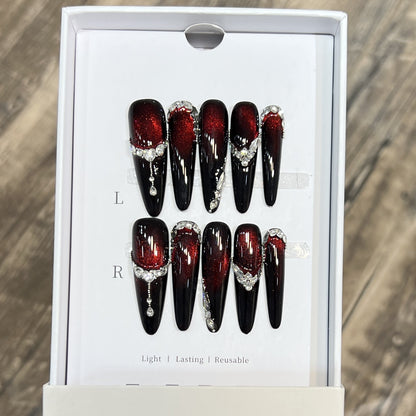 Glamorous Press-On Nails Acalora