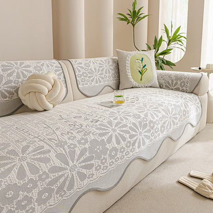 Floral Lace Sofa Cover