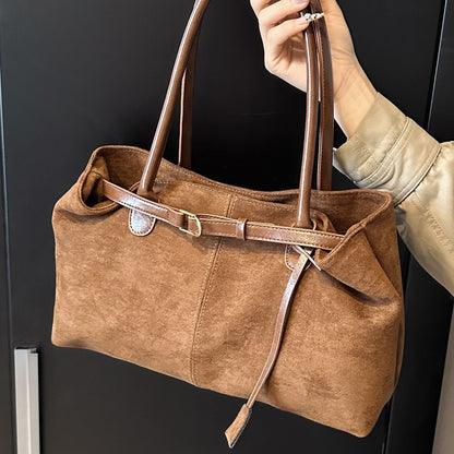 Suede Tote Bag Acalora