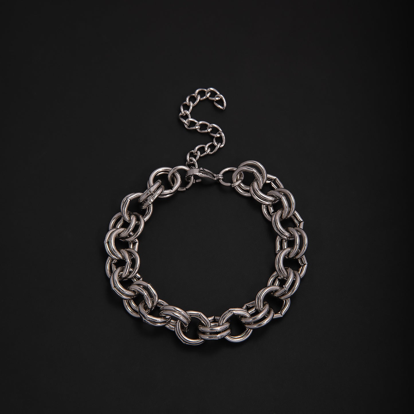 Elegant Geometric Link Bracelet Acalora