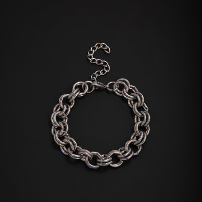Elegant Geometric Link Bracelet Acalora