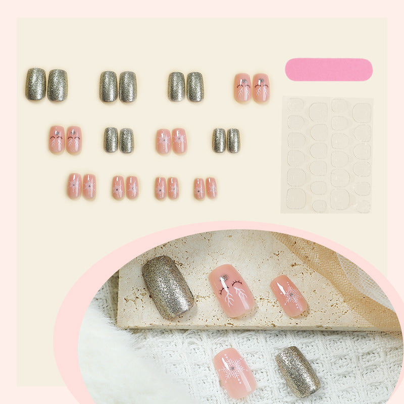 Glittery Press-On Nail Collection Acalora