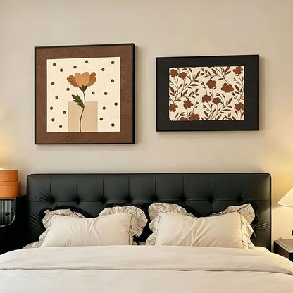 Contemporary Floral Wall Art Set