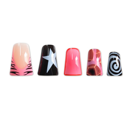 Artistic Abstract Nail Wraps Acalora