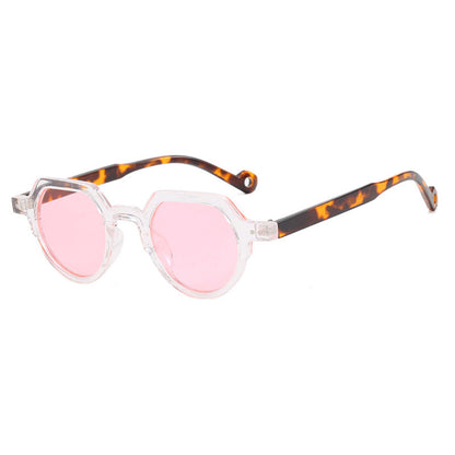 Women's geometric sunglasses with protective UV filter and robust frame Karnz