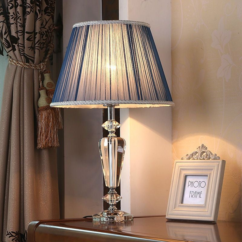 Modern Crystal Accent Table Lamp