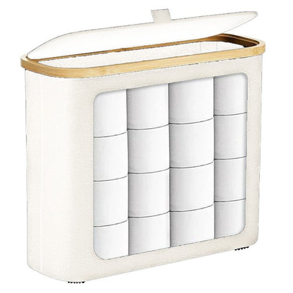Multifunctional laundry storage box with bamboo lid Acalora