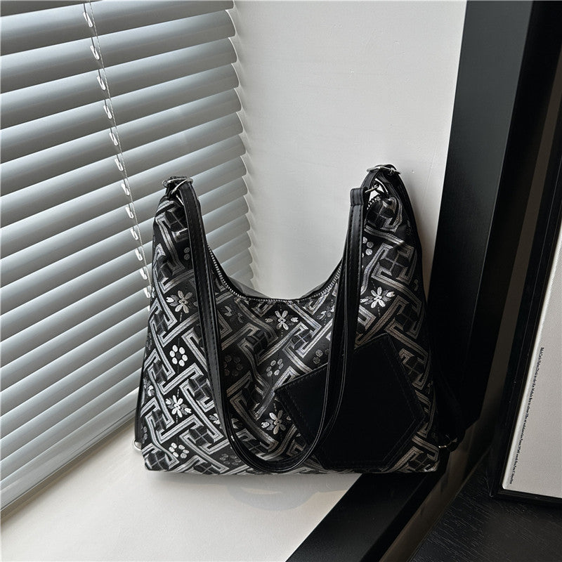 Stylish Geometric Pattern Shoulder Bag Acalora