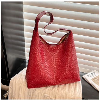 Woven Leather Shoulder Bag Acalora