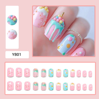Artificial nails in creative dessert design Acalora