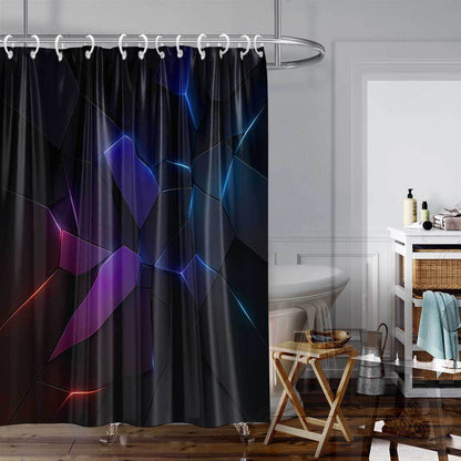 Coastal-Inspired Artistic Shower Curtain