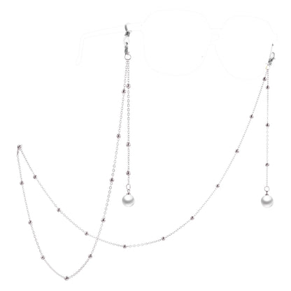 Mask Chain with Pearl Accents Acalora