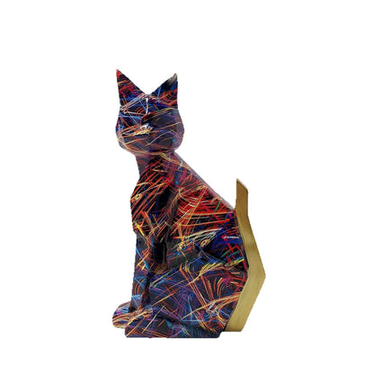 Colorful lion figure made of high-quality resin Acalora