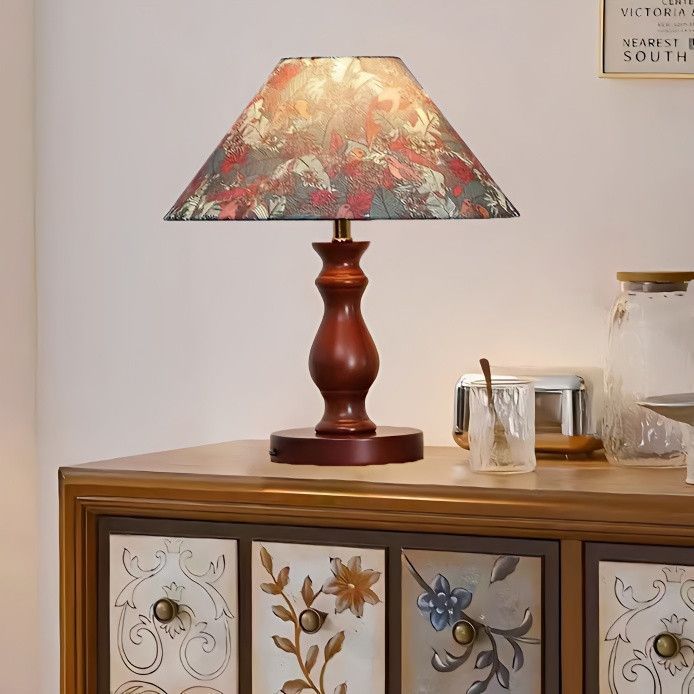 Classic Wooden Table Lamp