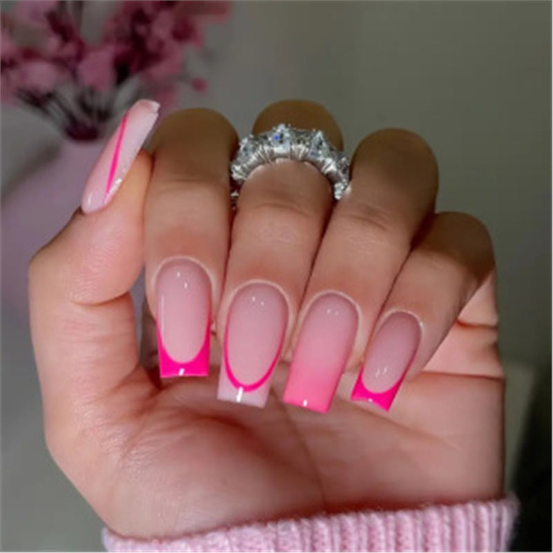Artistic Press-On Nail Set with Premium Embellishments Acalora