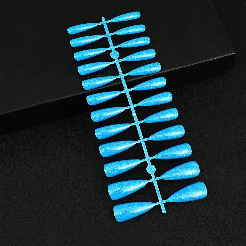 Glittering artificial nails in elegant design Acalora