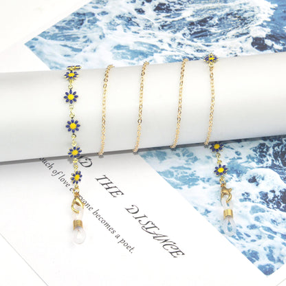 Floral Design Eyewear Chain Acalora