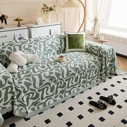 Artistic Patterned Sofa Throw Blanket