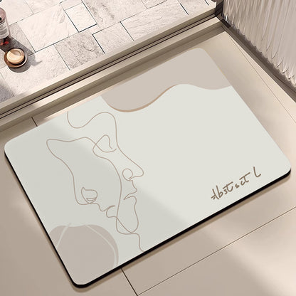 Stylish Modern Bathroom Mat Acalora