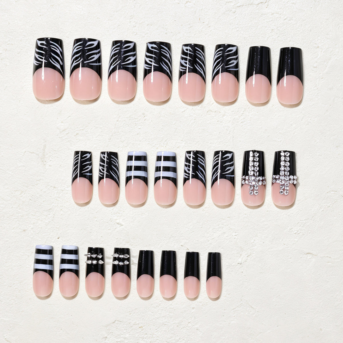 Glamorous Stiletto Nail Art Design Acalora