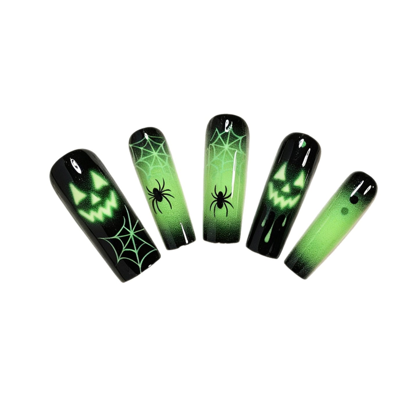 Halloween Themed Glow-in-the-Dark Nail Art Set Acalora