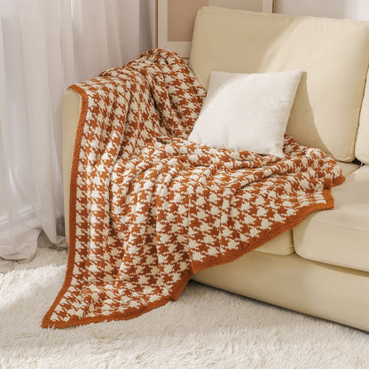 Cozy Knitted Throw Blanket