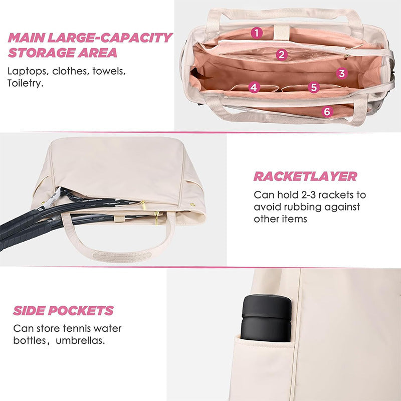 Tennis Equipment Tote Bag Acalora