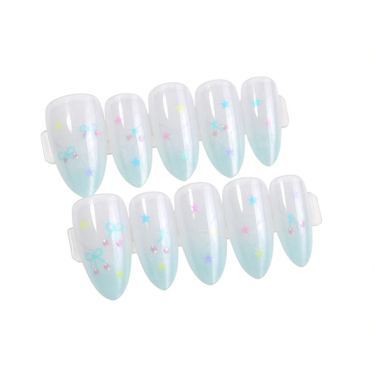 Premium Graphic Press-On Nail Set Acalora