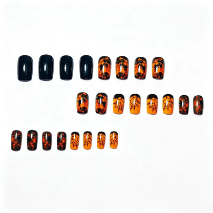 Halloween-Themed Spider Web Nail Art Acalora