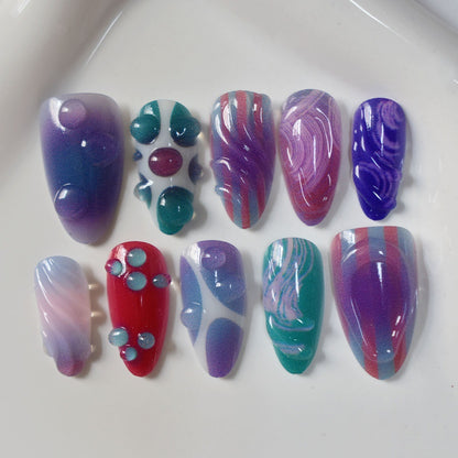 Artistic 3D Nail Design Acalora