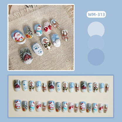 Artistic Press-On Nail Set Acalora
