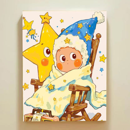 Playful Cartoon Themed Wall Art Canvas Print
