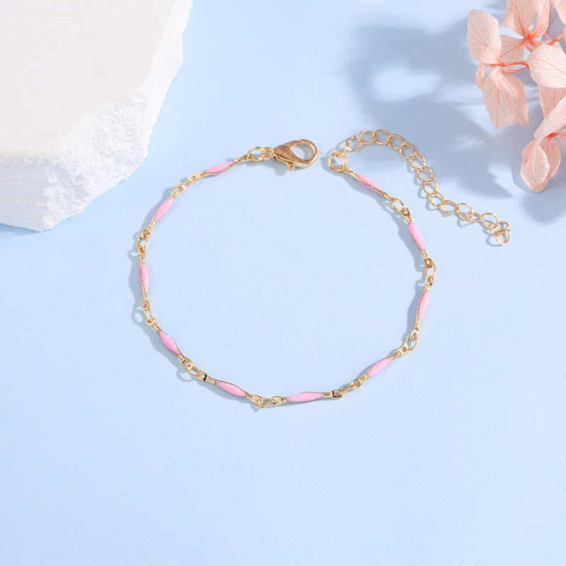Elegant Adjustable Gemstone Chain Bracelet Acalora