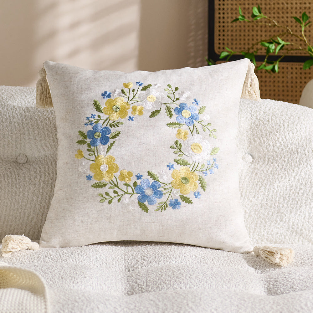 Embroidered Decorative Cushion