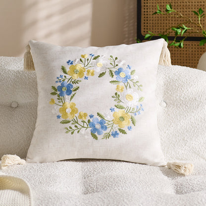 Embroidered Decorative Cushion