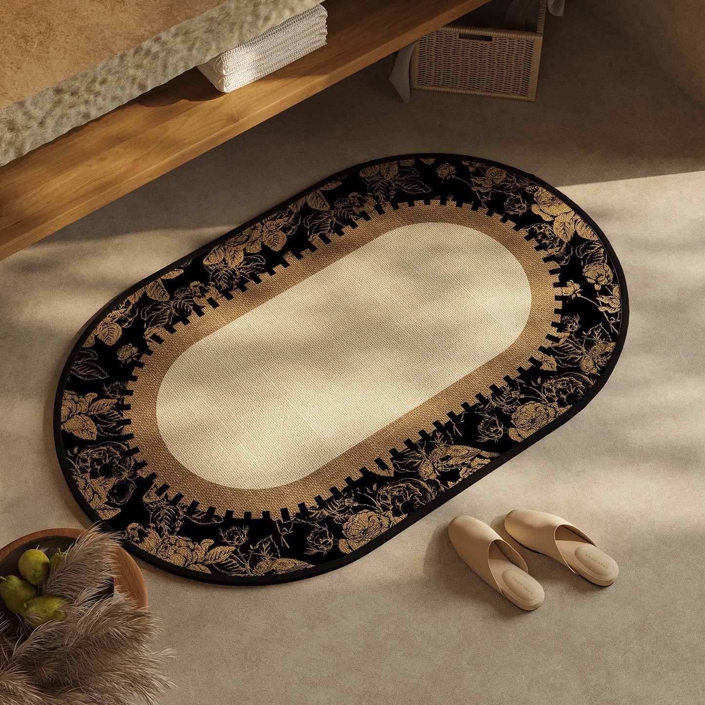 Chic Geometric Design Bath Mat
