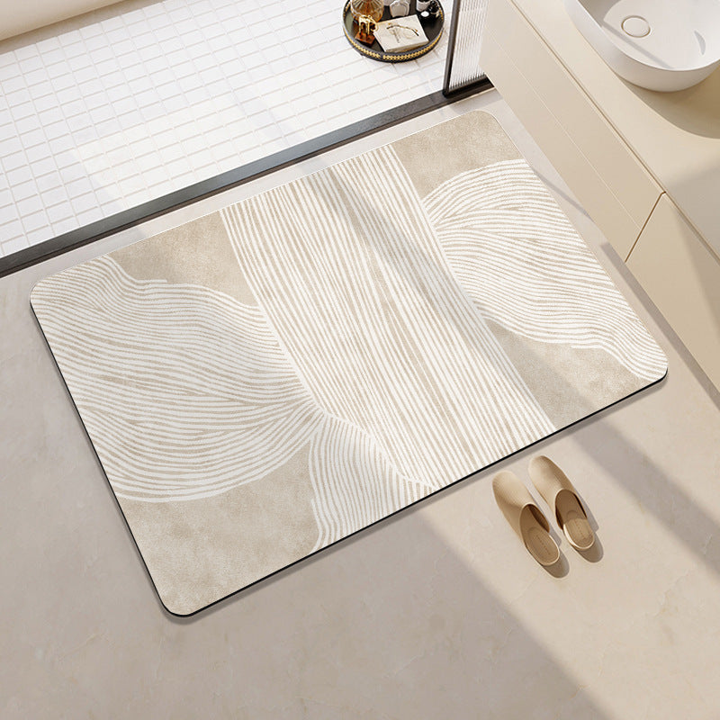 Geometric Patterned Bath Mat Acalora