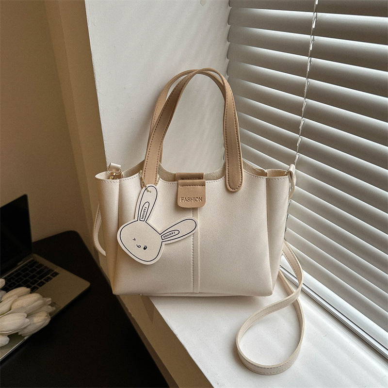 Structured Faux Leather Handbag Acalora