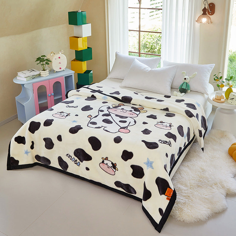Decorative Fleece Throw Blanket